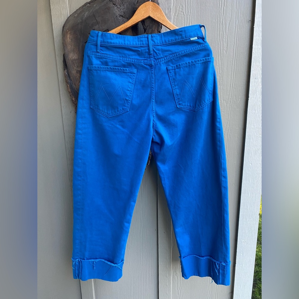 MOTHER SUPERIOR The Half Pipe Frayed Cuffed Barrel Leg Jeans 31 - Picture 2 of 13
